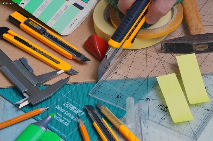 桌子上的工具图片大全