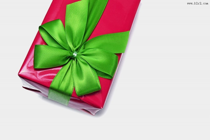 红色生日包装盒图片