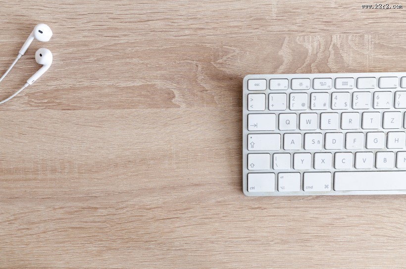 白色的键盘图片大全