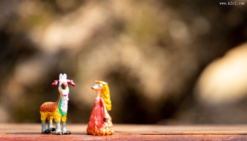 动物玩具的微距摄影图片大全