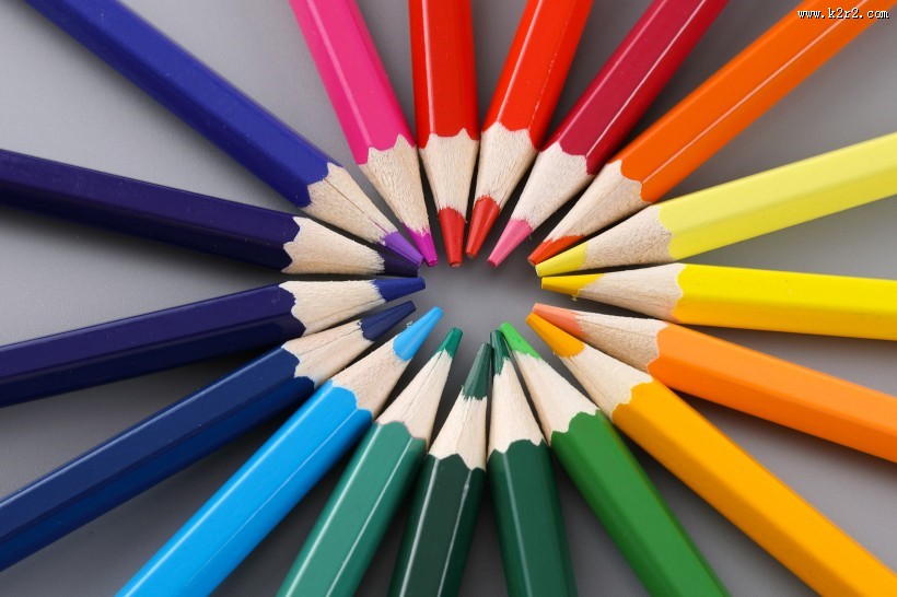 漂亮的彩色铅笔图片大全