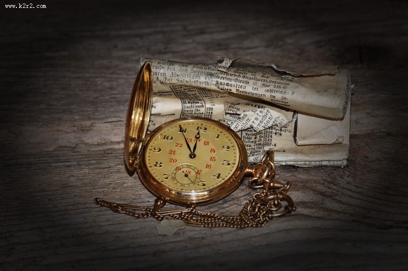 精美老式的怀表图片