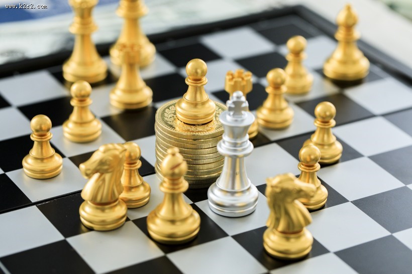 国际象棋金融经济对战图片