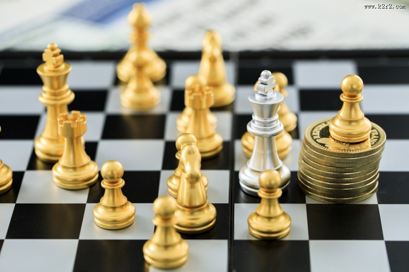 国际象棋金融经济对战图片