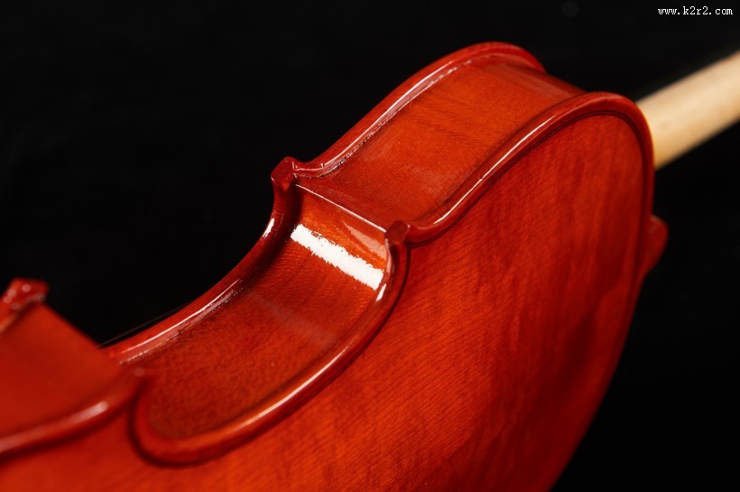 橘红色优雅的小提琴图片大全