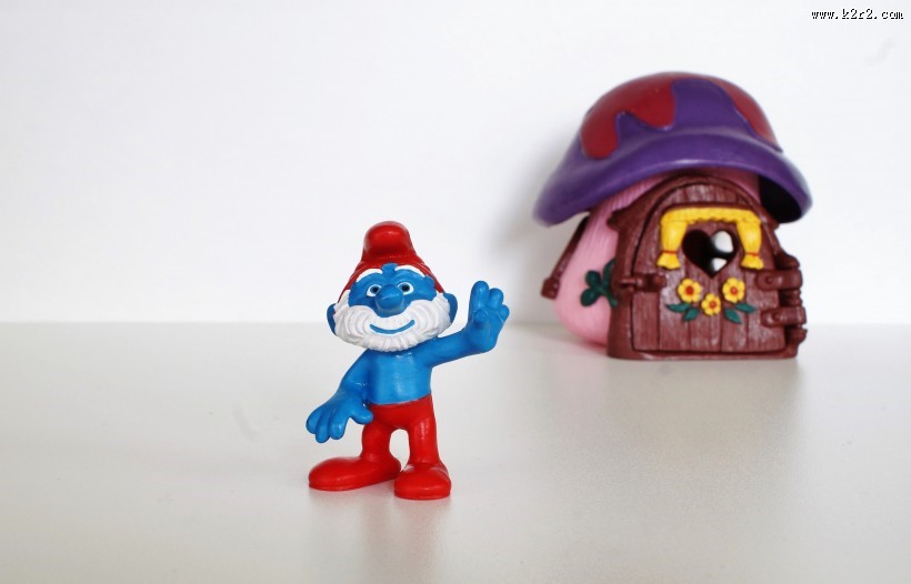 蓝精灵玩具图片