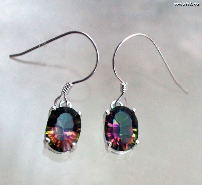 一对精致的耳环图片