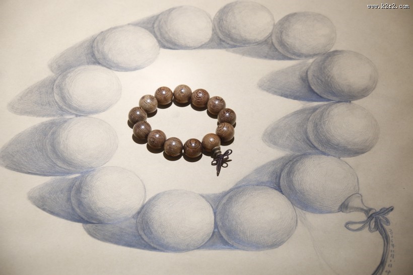古朴的手串图片