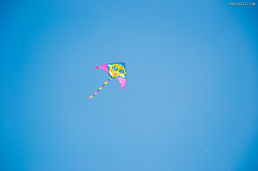 天空中的风筝图片