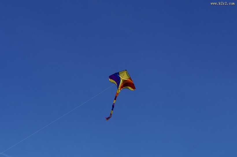 天空中的风筝图片