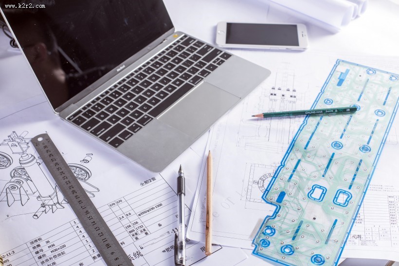 工程图纸绘制图片