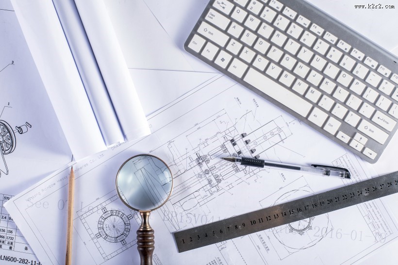 工程图纸绘制图片