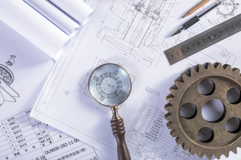 工程图纸绘制图片