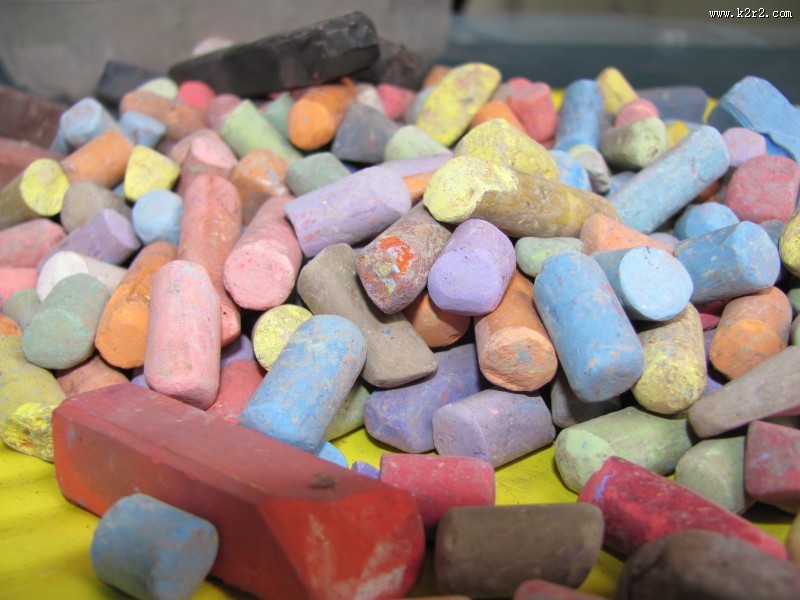 彩色粉笔图片大全