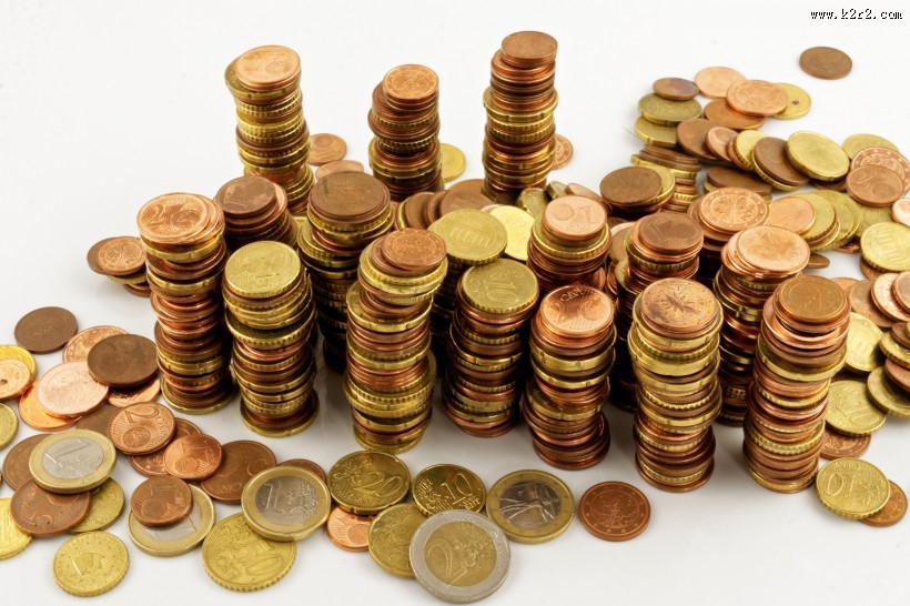 欧元硬币图片