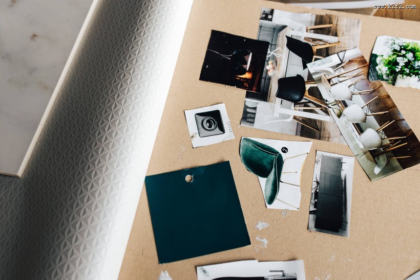 桌上的图片剪纸作品图片