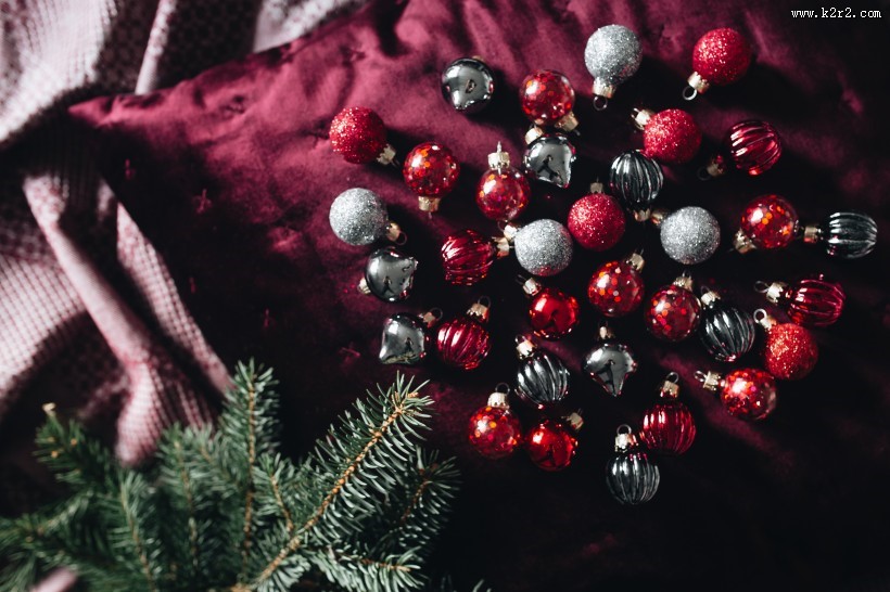 圣诞节装饰圣诞球图片