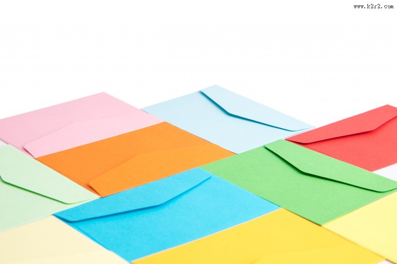 彩色的信封图片