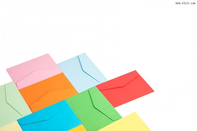 彩色的信封图片