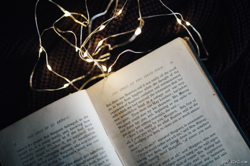 摆放在书本上的小灯泡图片大全