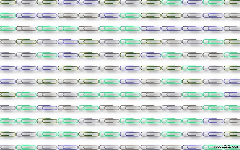 彩色的回形针图片