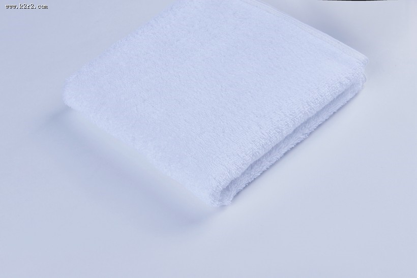 整齐的白色方巾图片大全