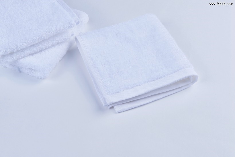 整齐的白色方巾图片大全