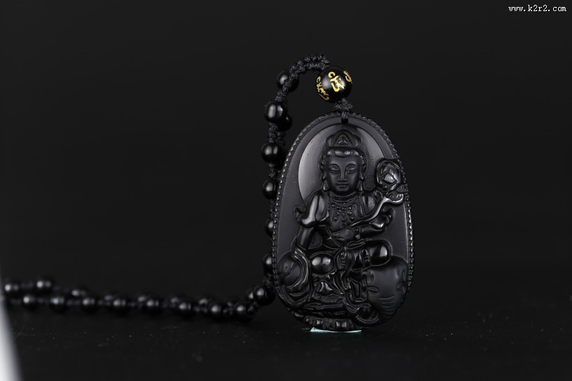 黑玉佛像吊坠图片