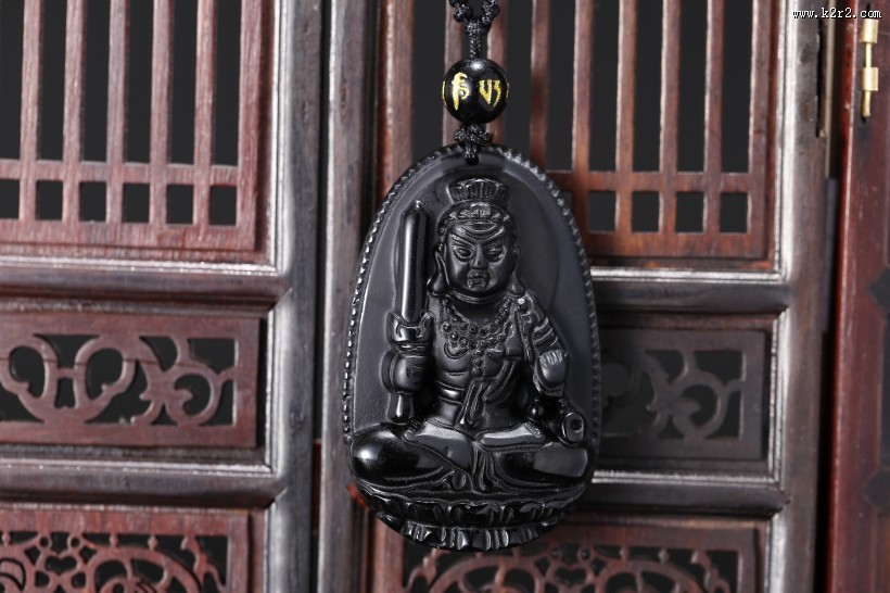 黑玉佛像吊坠图片