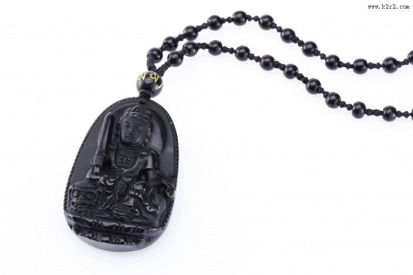 黑玉佛像吊坠图片