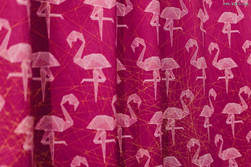 粉红火烈鸟图案的图片