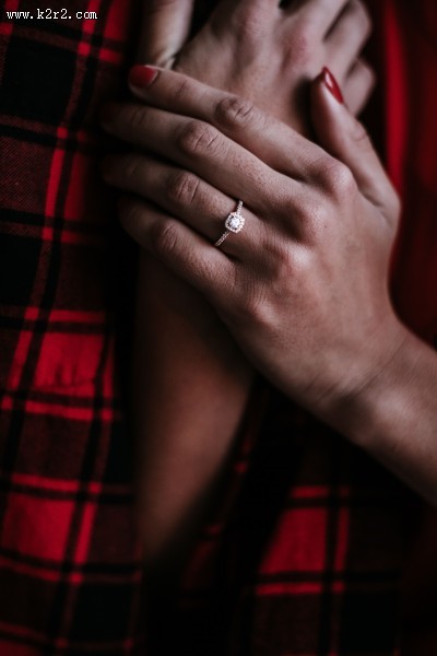 戴在手上的戒指图片