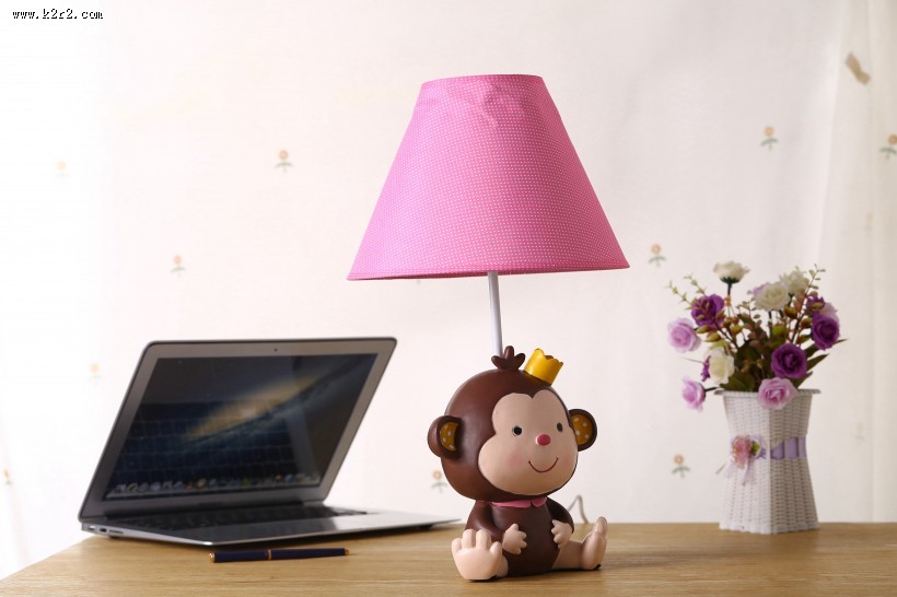 卡通小猴子台灯图片