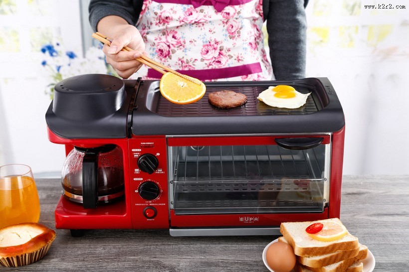 红色早餐机图片大全