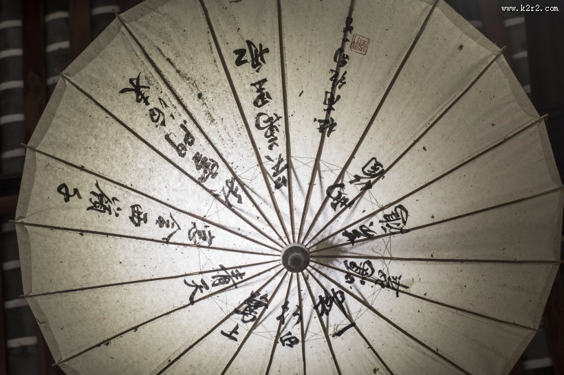 中国风元素漂亮的纸伞图片