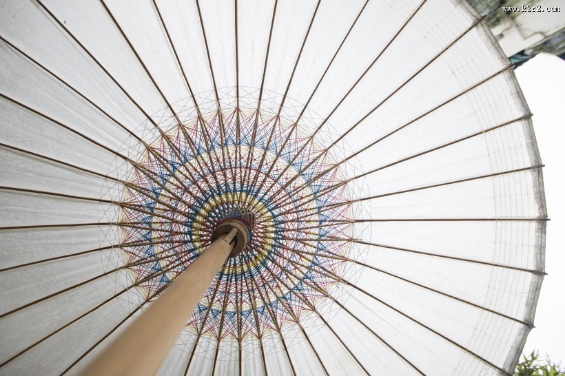 中国风元素漂亮的纸伞图片