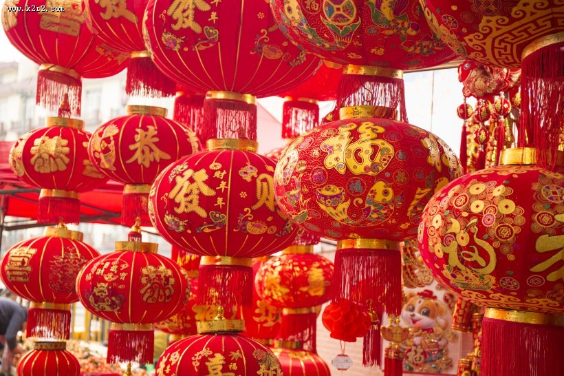 春节喜庆灯笼图片