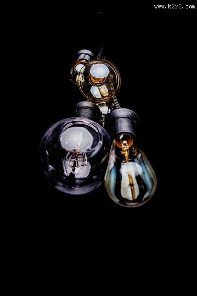 灯泡特写的图片