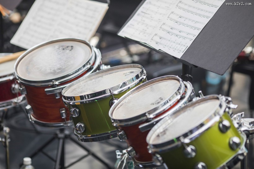 打击乐器架子鼓图片