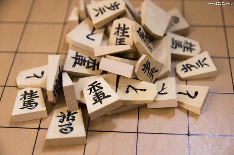 将棋棋子和棋板图片