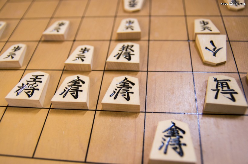 将棋棋子和棋板图片