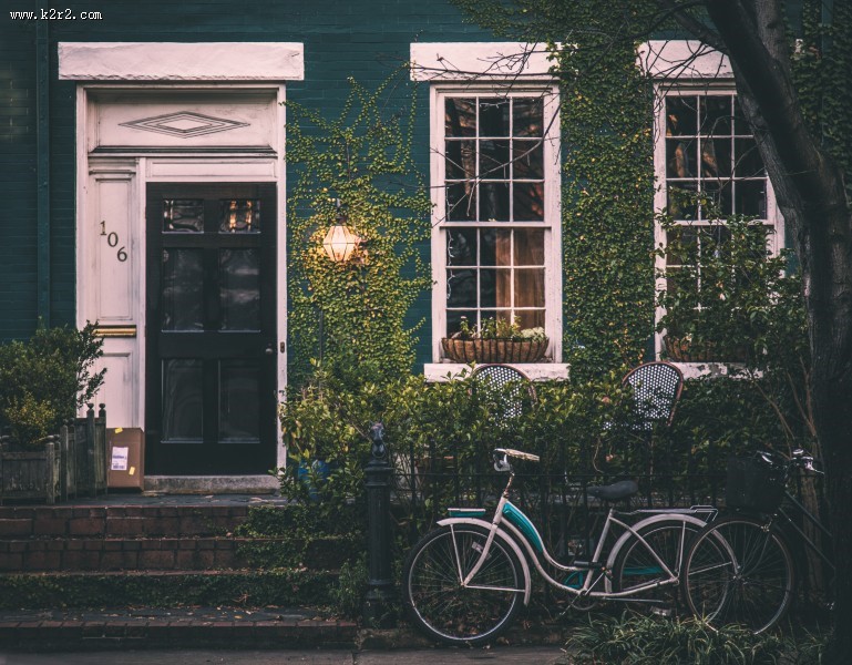 一辆自行车图片