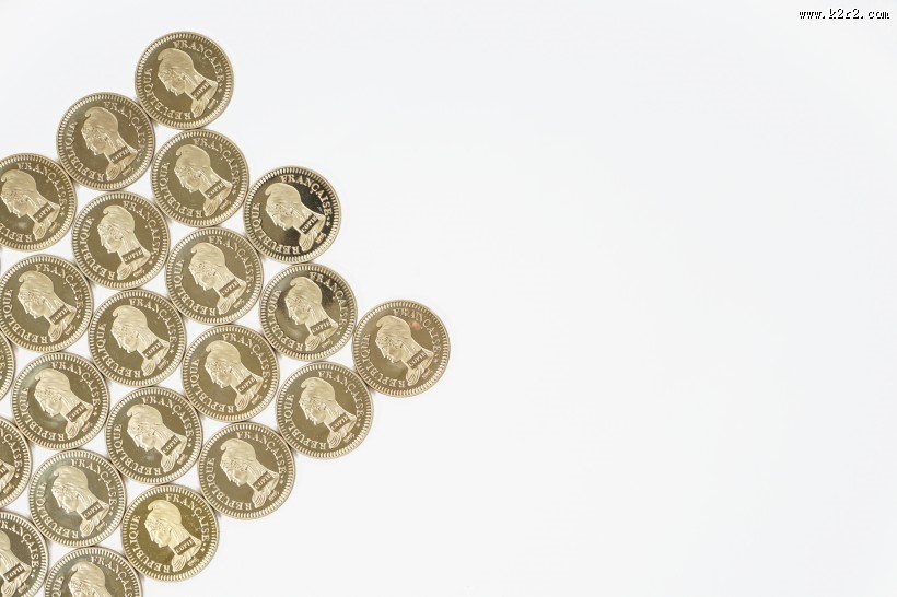 亮闪闪的硬币图片