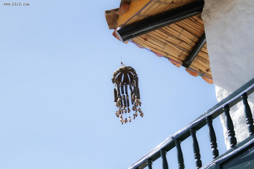轻轻摇动的风铃图片大全