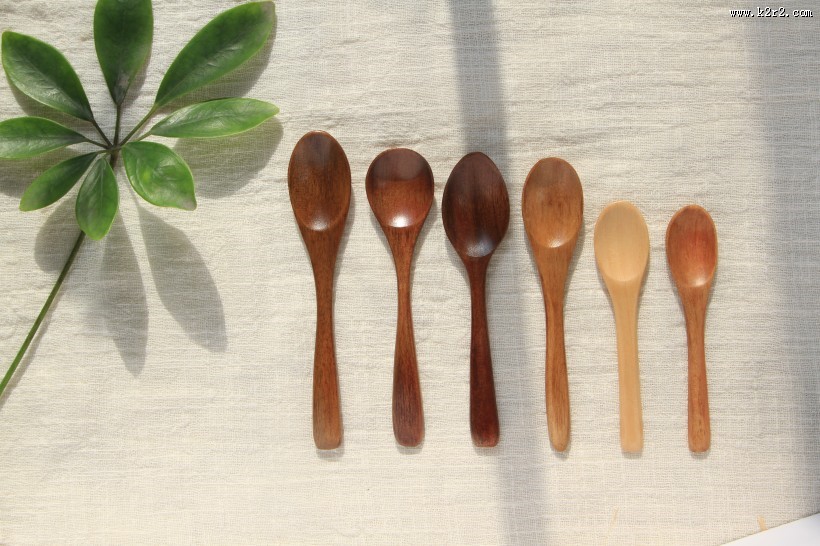 小清新日式木勺图片大全