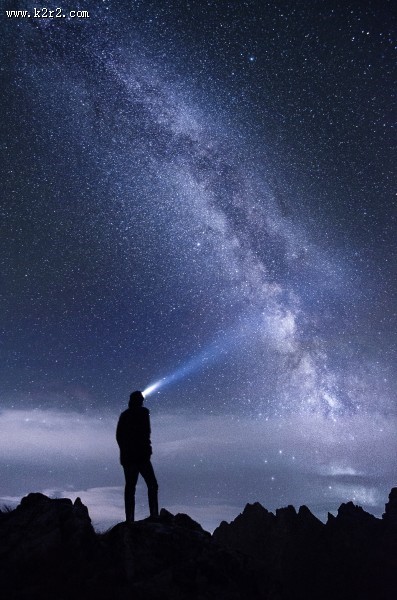 手电筒光束图片