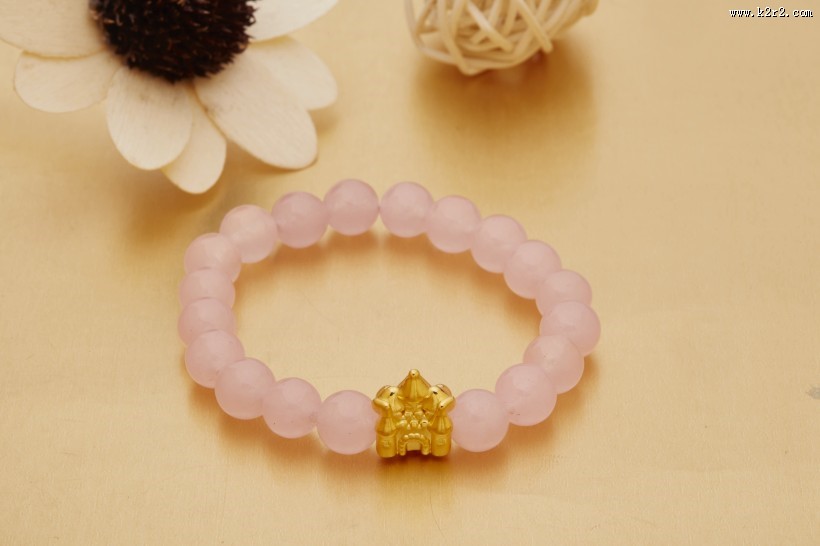 吉祥如意的黄金手串图片