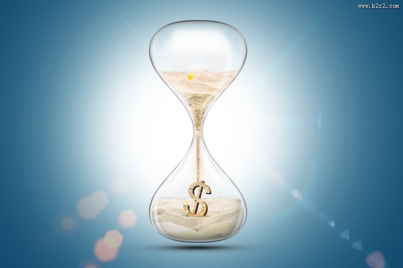 唯美的沙漏图片