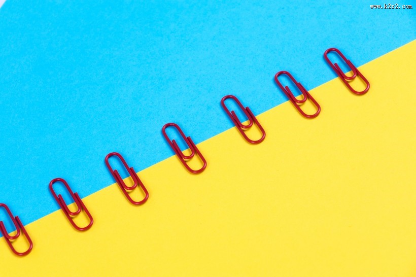 彩色回形针图片大全