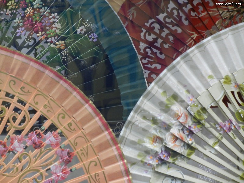 传统手工折扇图片大全